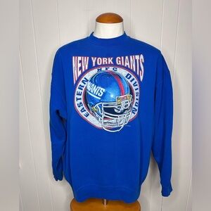 Vintage 90’s Pro Player NFL New York Giants Sweatshirt NFC Eastern Division